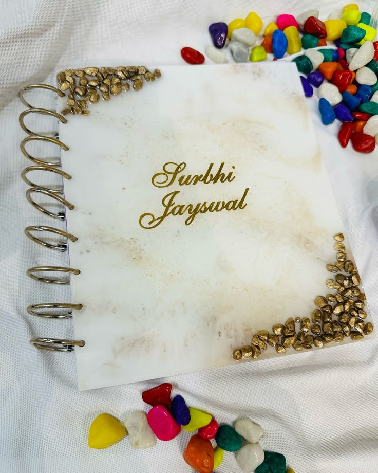 Customised Resin Diary