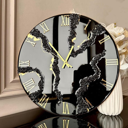 Resin finish Clock