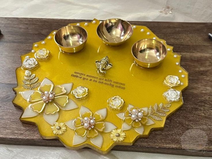 Resin Pooja Thali