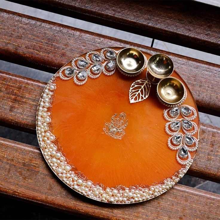 Resin Pooja Thali