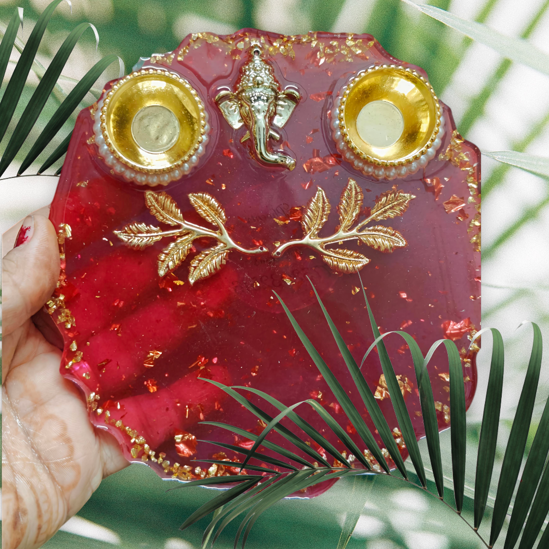 Resin Pooja Thali